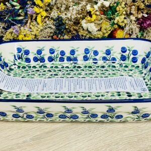 zapiekanka w jagody ceramika Boleslawiec