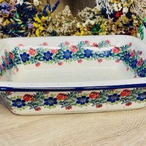 zapiekanka wianek ceramika Boleslawiec