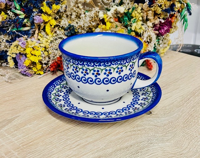 zestaw do herbaty ceramika Boleslawiec