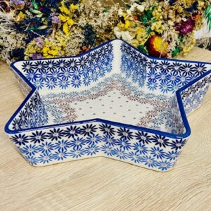 miska gwiazda ceramika Boleslawiec