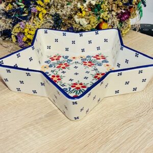 miska gwiazda ceramika Boleslawiec