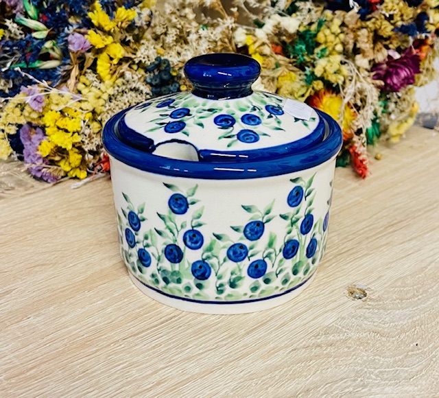 cukiernica w jagody ceramika Boleslawiec