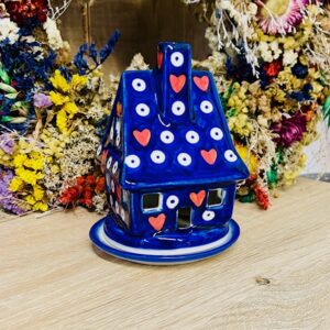 domek lampion ceramika Boleslawiec