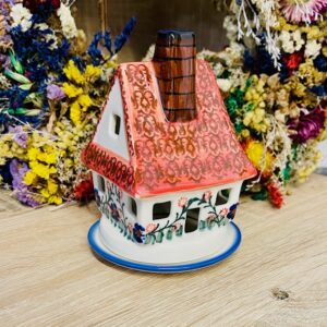 domek lampion ceramika Boleslawiec