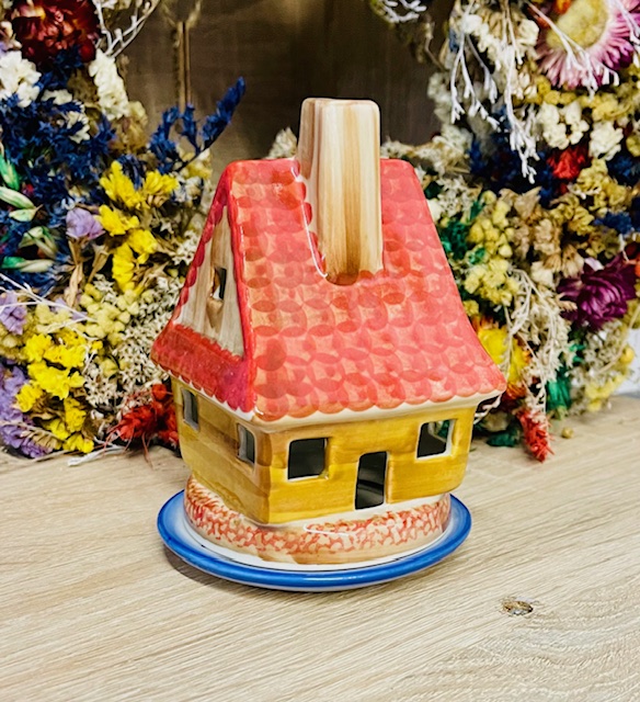 domek lampion ceramika Boleslawiec