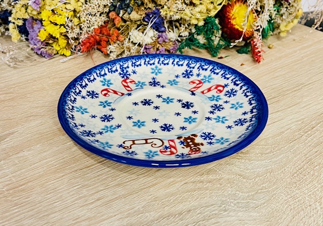 Ceramika Bolesławiec. Filiżanka + spodek 200 ml unikat (28410) - obrazek 2