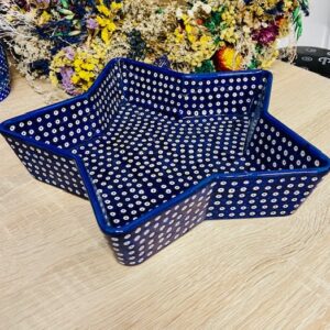 miska gwiazdka ceramika Boleslawiec