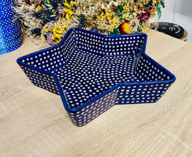 miska gwiazdka ceramika Boleslawiec