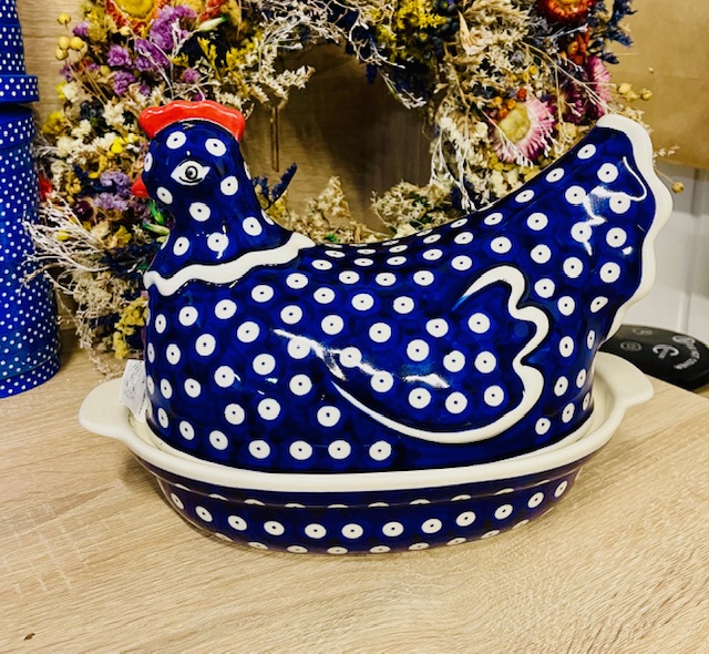 zapiekacz kura ceramika Boleslawiec