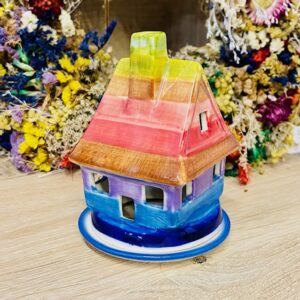 domek lampion ceramika Boleslawiec