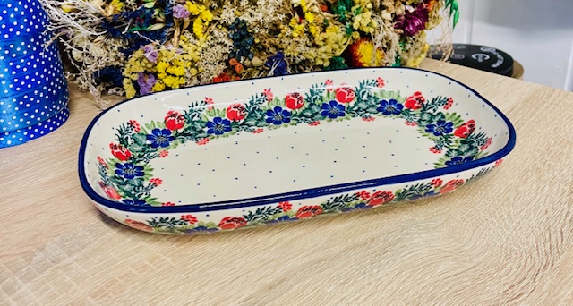 talerz wianek ceramika Boleslawiec