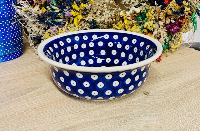 miska kropka ceramika Boleslawiec