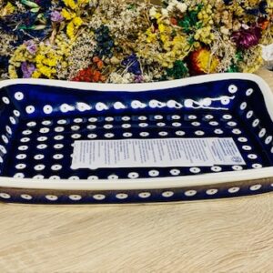 talerz kropka ceramika Boleslawiec