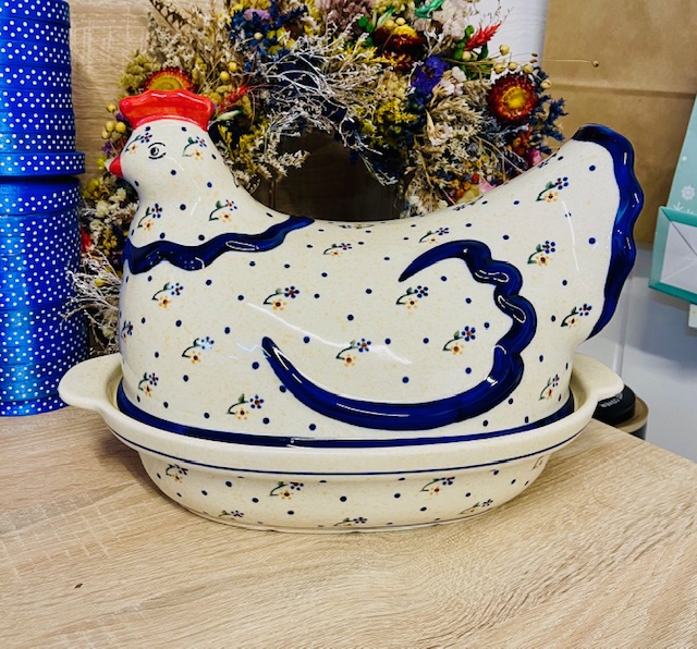 zapiekacz kura ceramika Boleslawiec