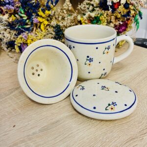 kubek do ziol ceramika Boleslawiec