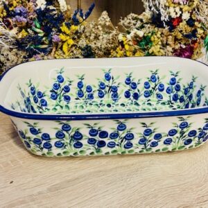 zapiekanka jagody ceramika Boleslawiec