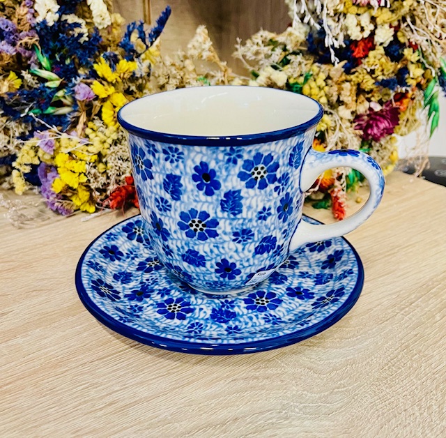 kubek 300 + spodek ceramika Boleslawiec