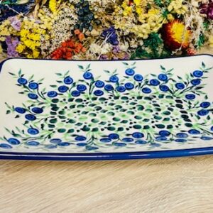 talerz jagody ceramika Boleslawiec