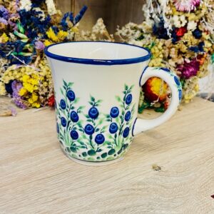 kubek jagody ceramika Boleslawiec