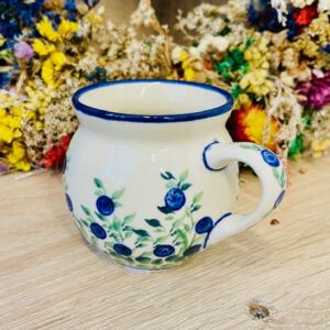 kubek jagody ceramika Boleslawiec