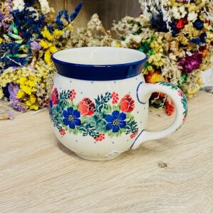 kubek wianek ceramika Boleslawiec