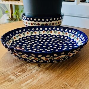 zapiek tarta ceramika Boleslawiec