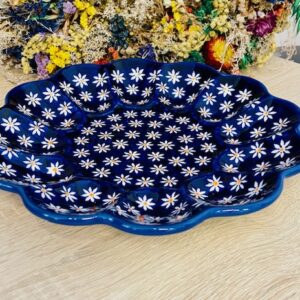 talerz na jajka ceramika Boleslawiec